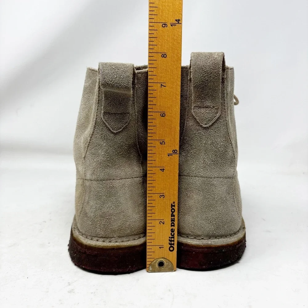 Clarks Originals Desert Mali Mens Size 13 Taupe Suede Chukka Boots Crepe Sole